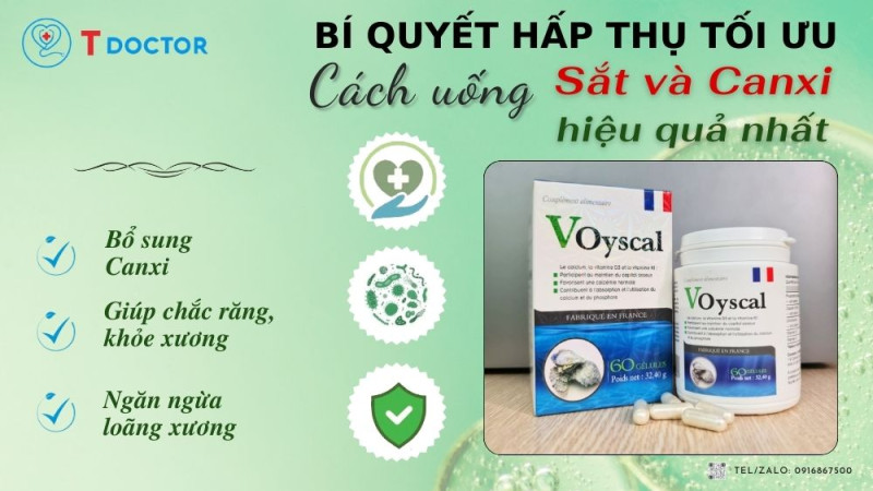 Bí Quyết Hấp Thụ Tối Ưu: Cách Uống Sắt và Canxi Hiệu Quả Nhất